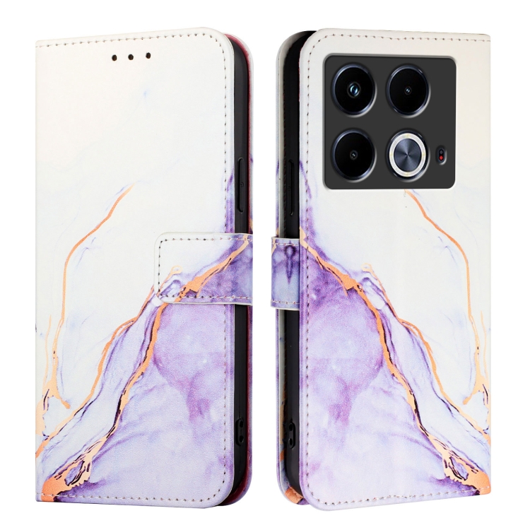 E-shop ART MARBLE Peňaženkový kryt pre Infinix Note 40 PURPLE