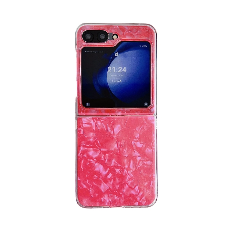 E-shop PEARL Ochranný kryt pre Samsung Galaxy Z Flip7 FE 5G / Flip6 5G RED PINK