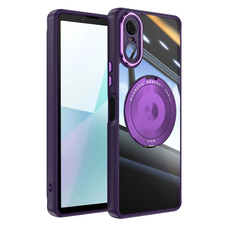 E-shop ACRYLO MAGSAFE Ochranný kryt pre Sony Xperia 10 VI fialový