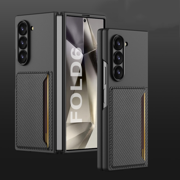 E-shop GKK CARD Ochranný kryt so sklom pre vonkajší displej Samsung Galaxy Z Fold6 5G CARBON