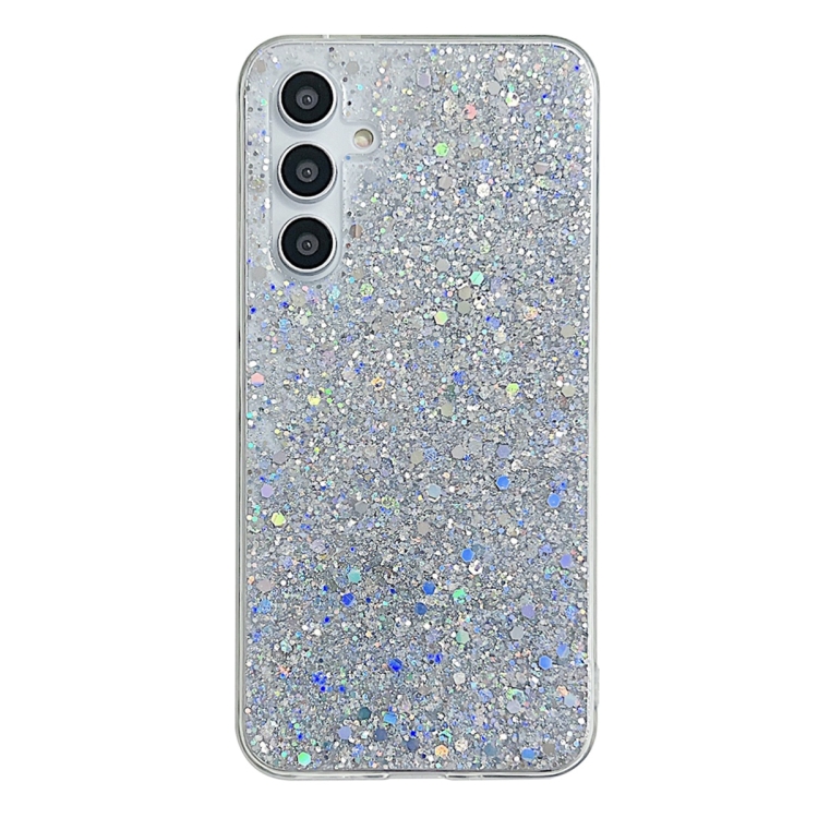 E-shop GLITTER ochranný obal Samsung Galaxy A55 5G strieborný