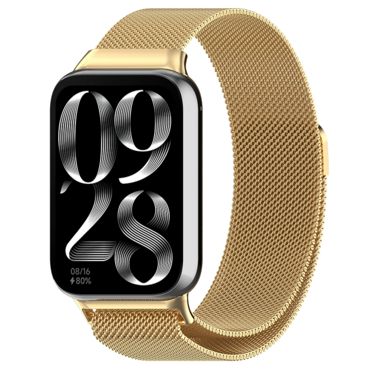 E-shop MILANESE Kovový remienok pre Xiaomi Smart Band 8 Pro / Smart Band 9 Pro / Redmi Watch 5 zlatý
