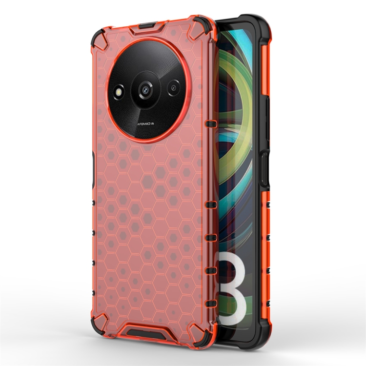 E-shop HONEYCOMB Ochranný kryt Xiaomi Redmi A3 červený