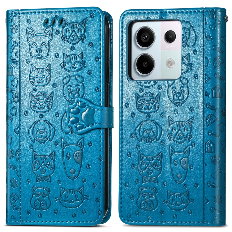 E-shop ART ANIMALS Peňaženkový obal pre Xiaomi Redmi Note 13 Pro 5G / Xiaomi Poco X6 5G modrý