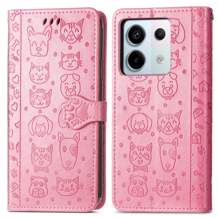 E-shop ART ANIMALS Peňaženkový obal pre Xiaomi Redmi Note 13 Pro 5G / Xiaomi Poco X6 5G ružový