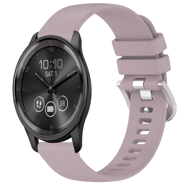E-shop SILICONE Vymeniteľný remienok na Garmin Vivomove Trend fialový