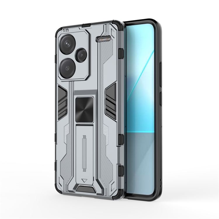 E-shop SUPERSONIC Odolný obal pre Xiaomi Redmi Note 13 Pro+ 5G šedý