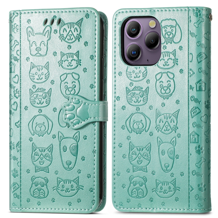 E-shop ART ANIMALS Peňaženkový obal pre Blackview A96 zelený