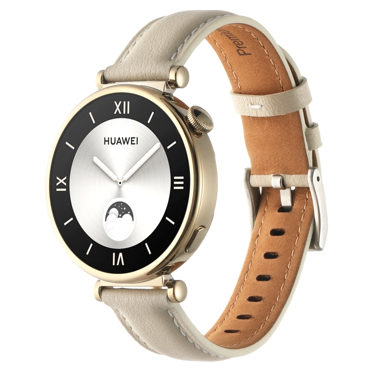 E-shop LEATHER Kožený remienok pre Huawei Watch GT 4 41mm béžový