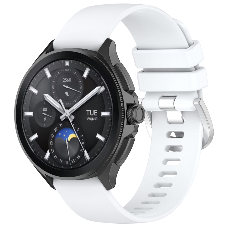 E-shop SILICONE Vymeniteľný remienok pre Xiaomi Watch S3 biely