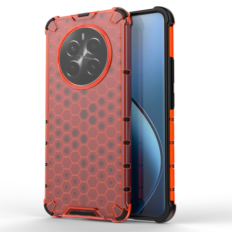 E-shop HONEYCOMB Ochranný kryt Realme 12+ 5G červený