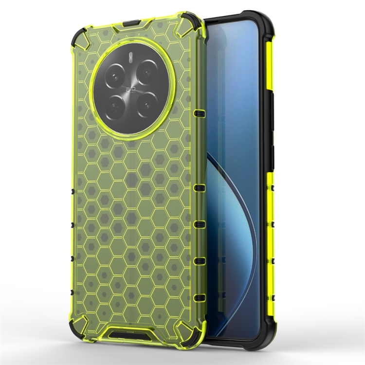 E-shop HONEYCOMB Ochranný kryt Realme 12+ 5G zelený