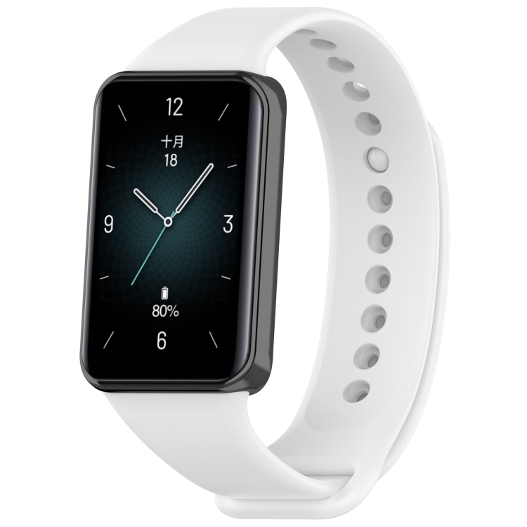 E-shop SILICONE Vymeniteľný remienok pre Honor Band 9 biely