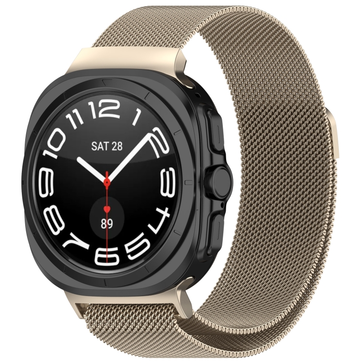 E-shop MILANESE Kovový remienok pre Samsung Galaxy Watch Ultra / Watch Ultra 2025 STARLIGHT