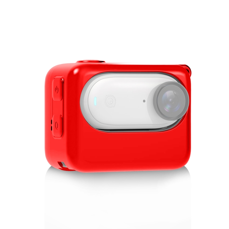 E-shop PULUZ Silikónový obal pre nabíjacie puzdro Insta360 GO 3 / Insta360 GO 3S červený