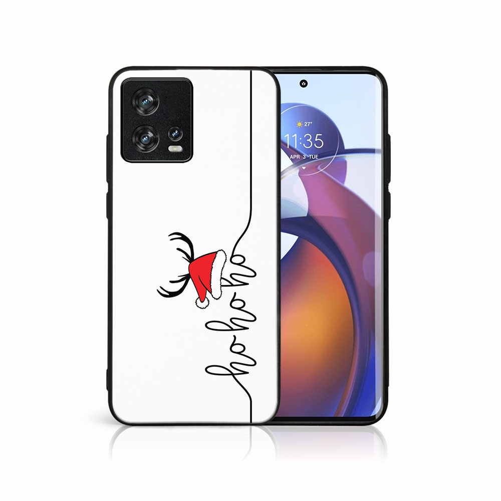 E-shop MY ART Kryt s vianočným dizajnom Motorola Edge 30 Fusion HOHOHO (073)
