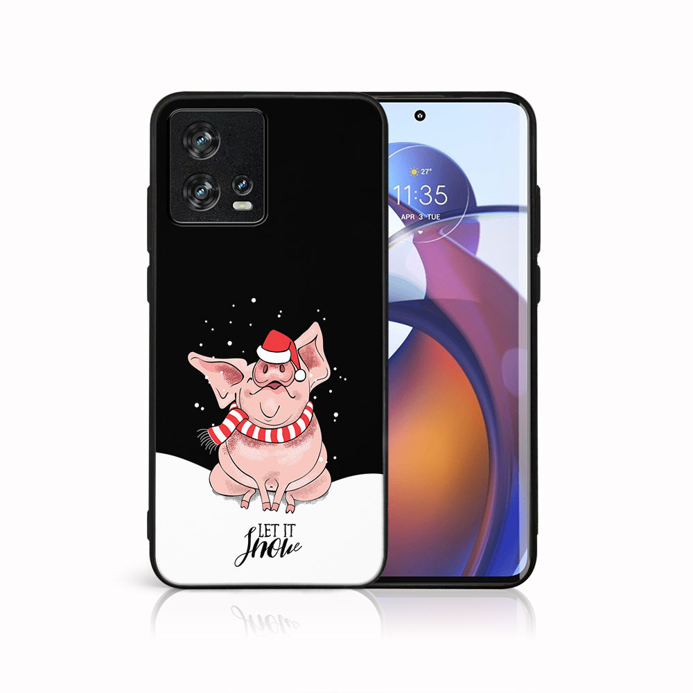 E-shop MY ART Kryt s vianočným dizajnom Motorola Edge 30 Fusion LET IT SNOW (075)