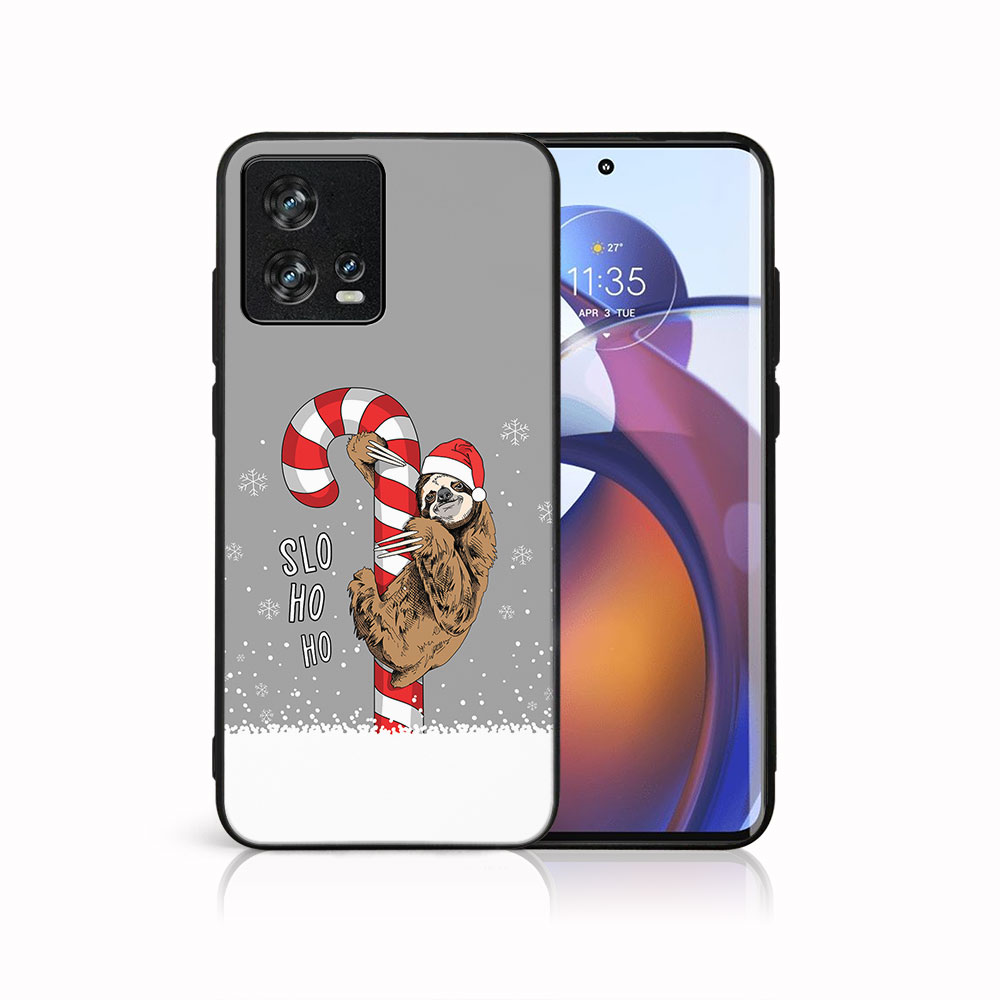 E-shop MY ART Kryt s vianočným dizajnom Motorola Edge 30 Fusion CANDY (076)