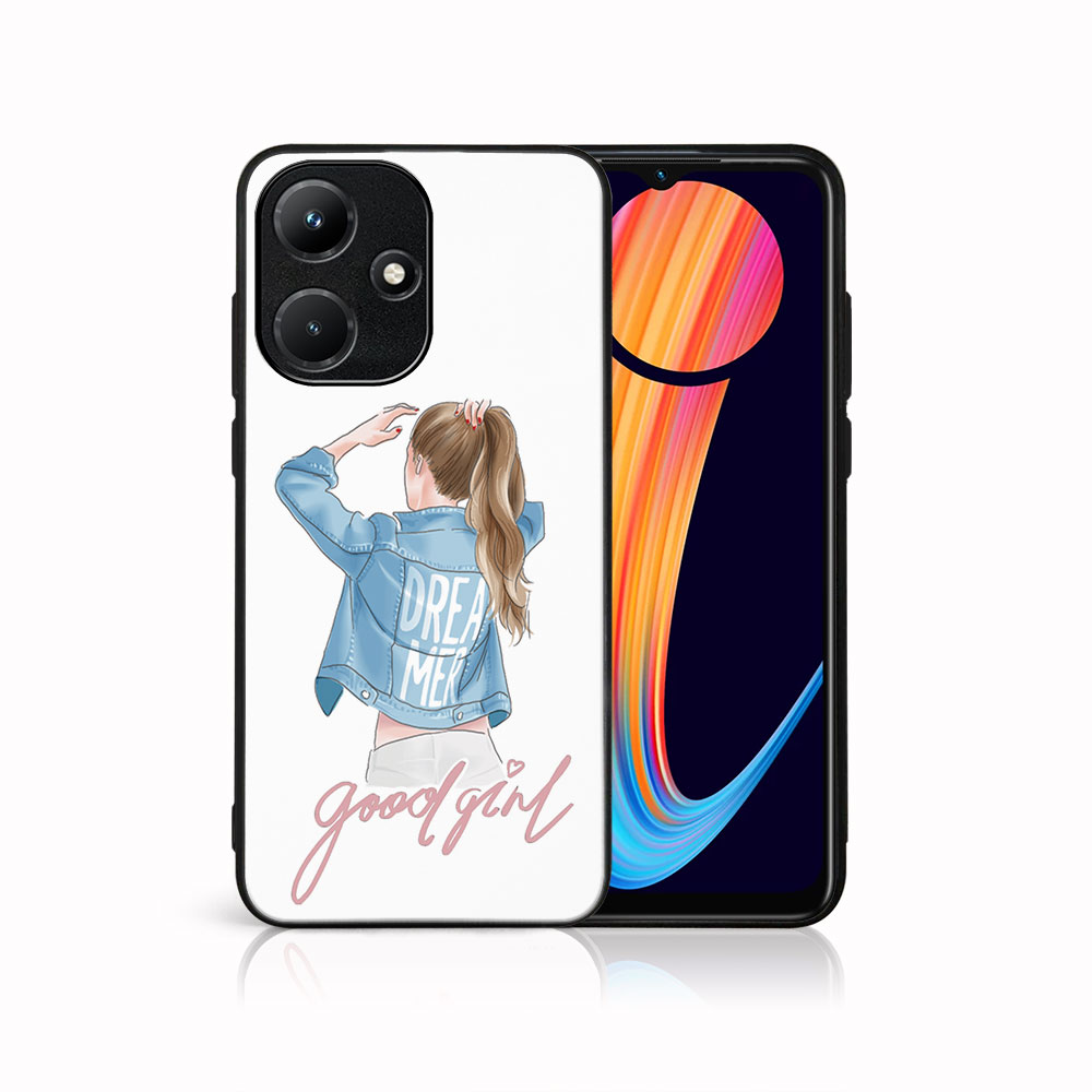 E-shop MY ART Ochranný kryt pre Infinix Hot 30i GOOD GIRL (130)