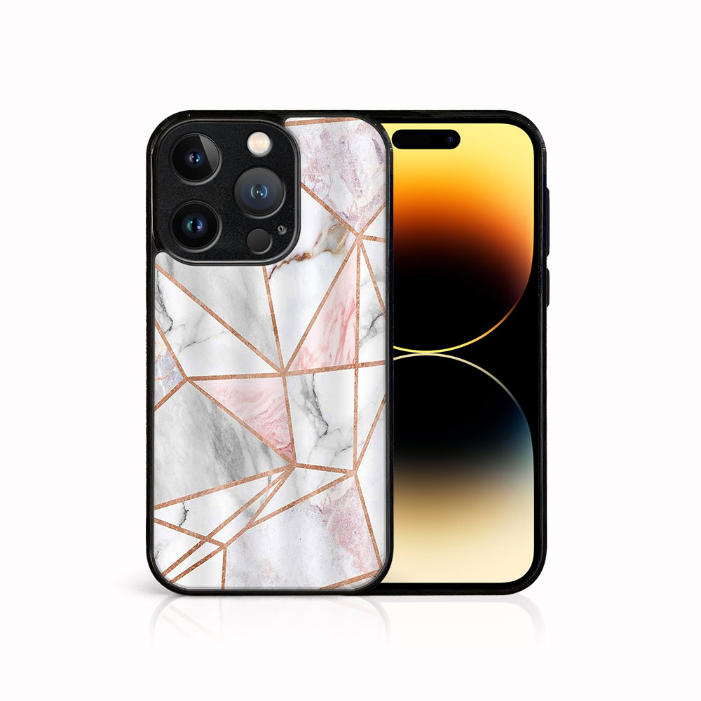 E-shop MY ART Ochranný kryt pre Apple iPhone 15 Pro PINK MARBLE (143)
