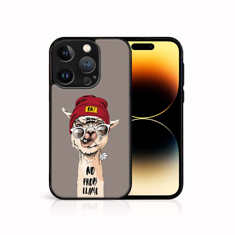 E-shop MY ART Ochranný kryt pre Apple iPhone 15 Pro PROBLLAMA (187)