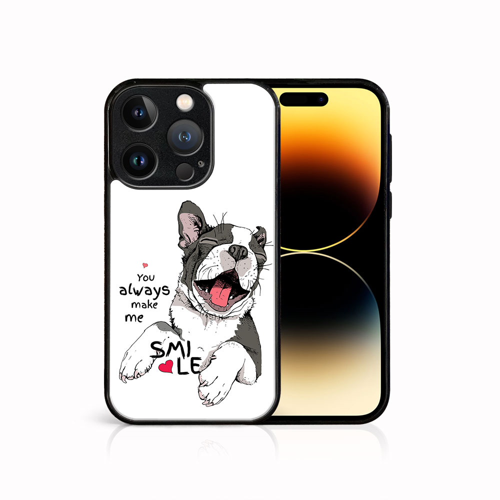 E-shop MY ART Ochranný kryt pre Apple iPhone 15 Pro Max SMILE (189)