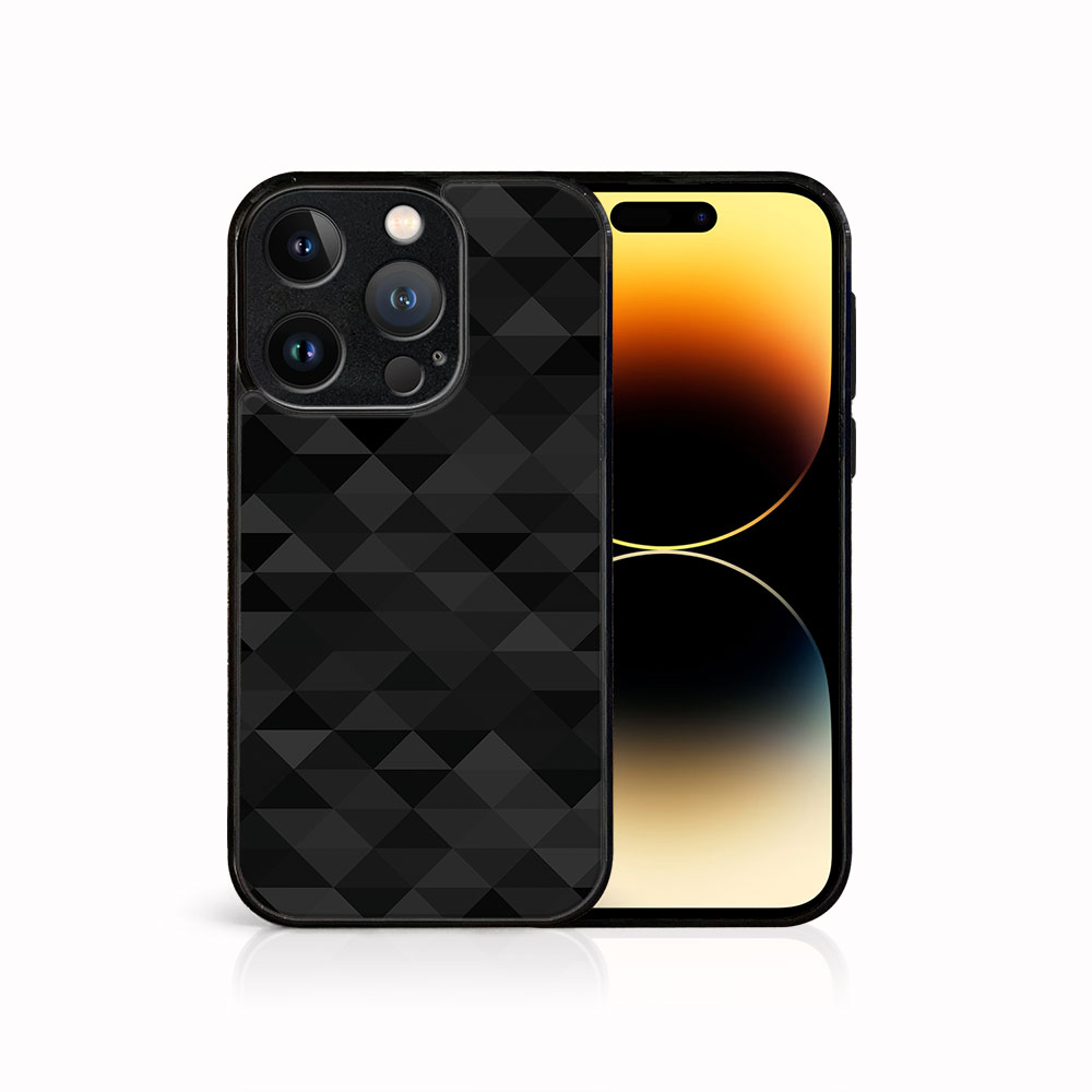 E-shop MY ART Ochranný kryt pre Apple iPhone 15 Pro Max BLACK TRIANGLES (232)