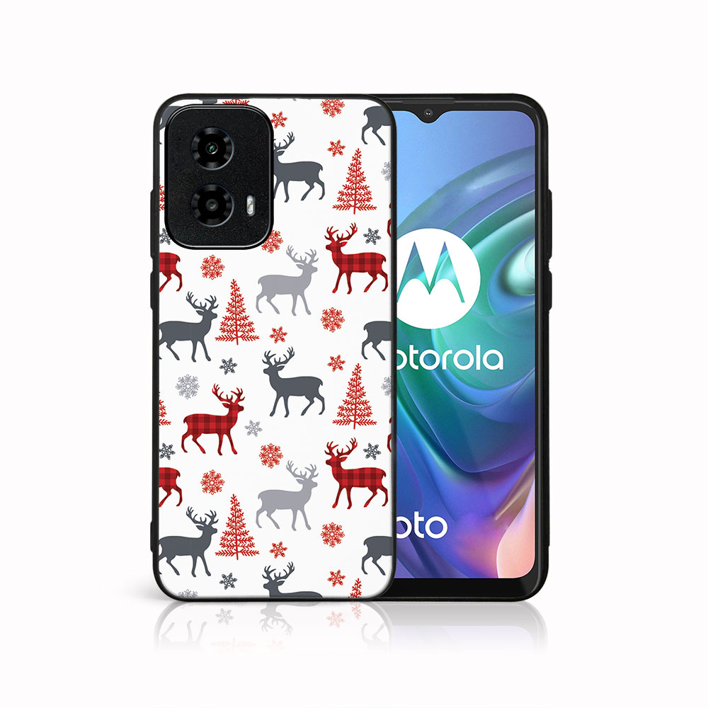 E-shop MY ART Kryt s vianočným dizajnom Motorola Moto G34 5G DEER (068)