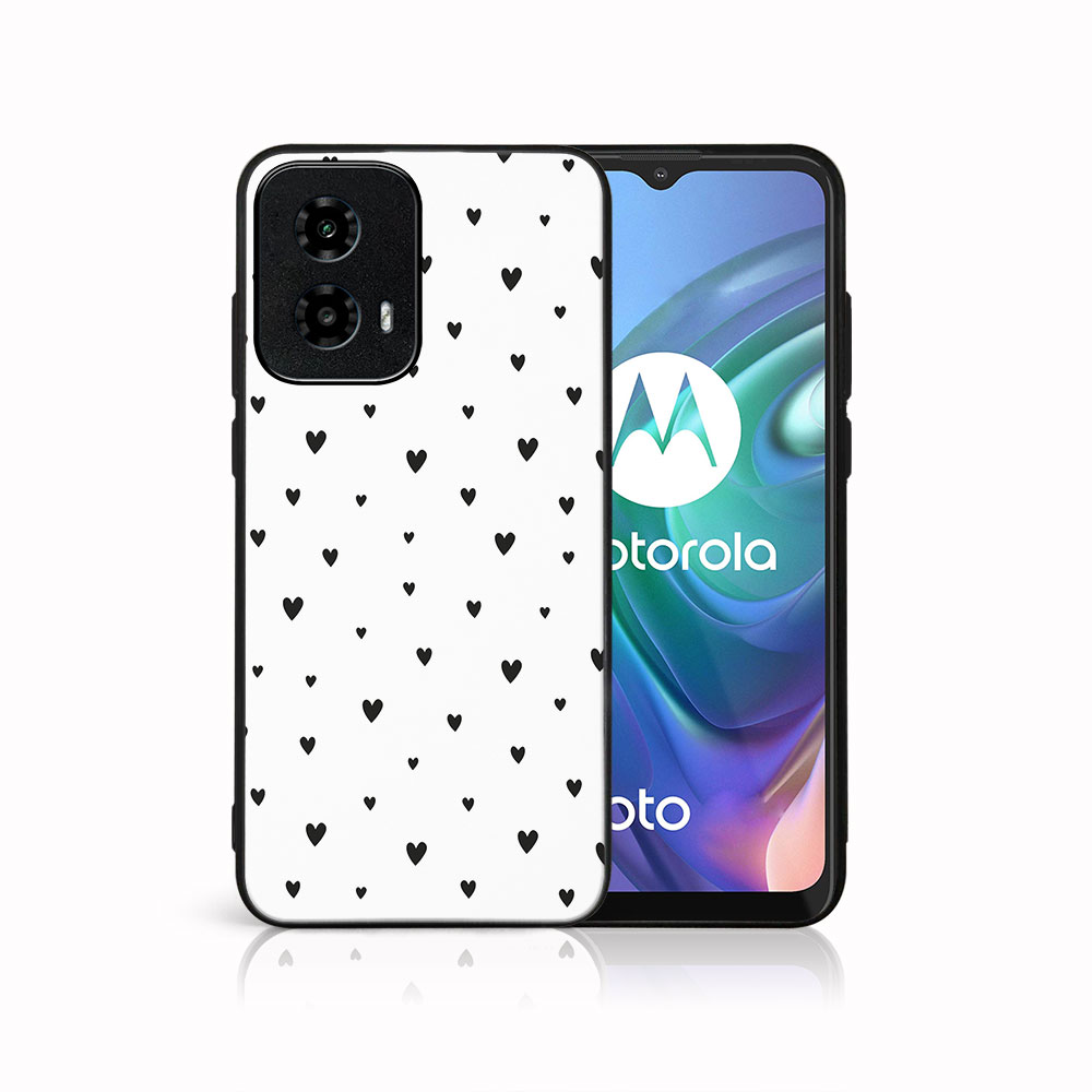 E-shop MY ART Ochranný kryt pre Motorola Moto G34 5G BLACK HEARTS (167)