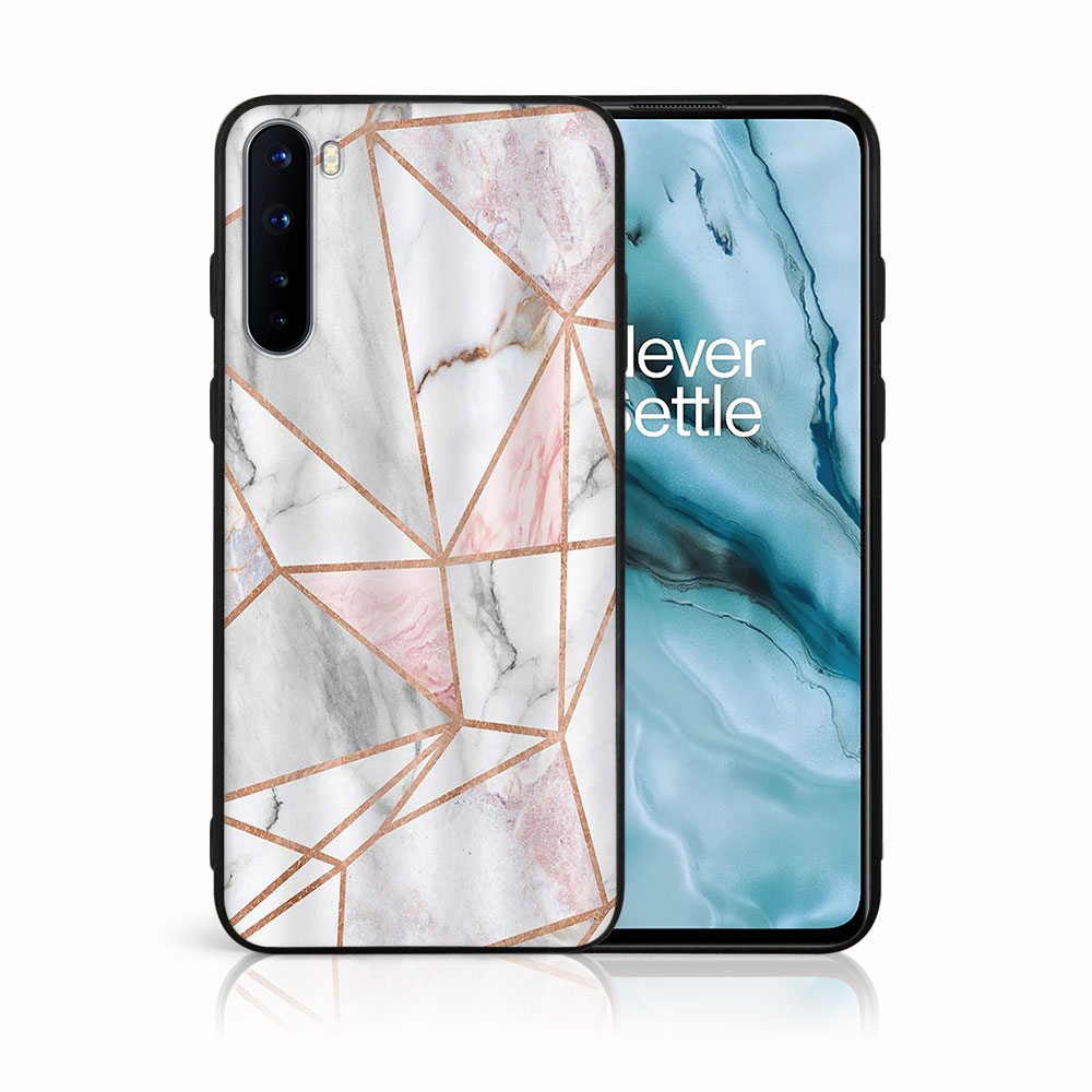E-shop MY ART Ochranný obal OnePlus Nord -PINK MARBLE (143)