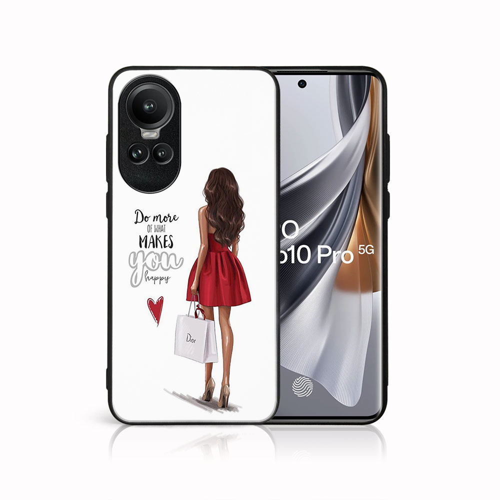 E-shop MY ART Ochranný kryt pre Oppo Reno10 5G / Reno 10 Pro 5G RED DRESS (137)