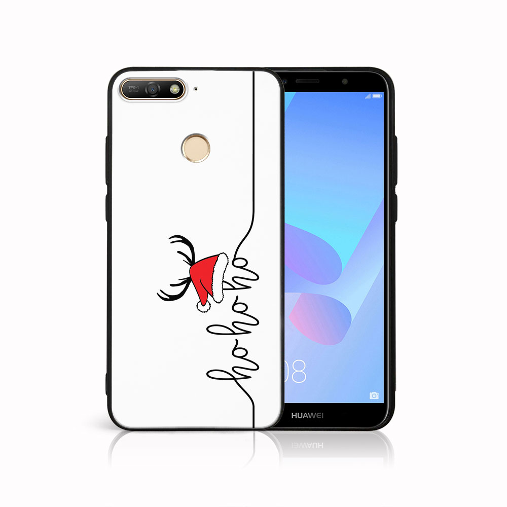 E-shop MY ART Kryt s vianočným dizajnom Huawei Y6 Prime 2018 HOHOHO (073)