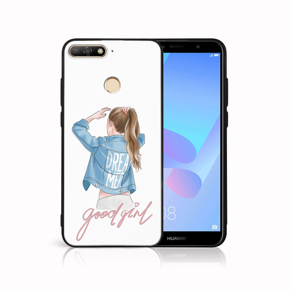 E-shop MY ART Ochranný kryt pre Huawei Y6 Prime 2018 GOOD GIRL (130)