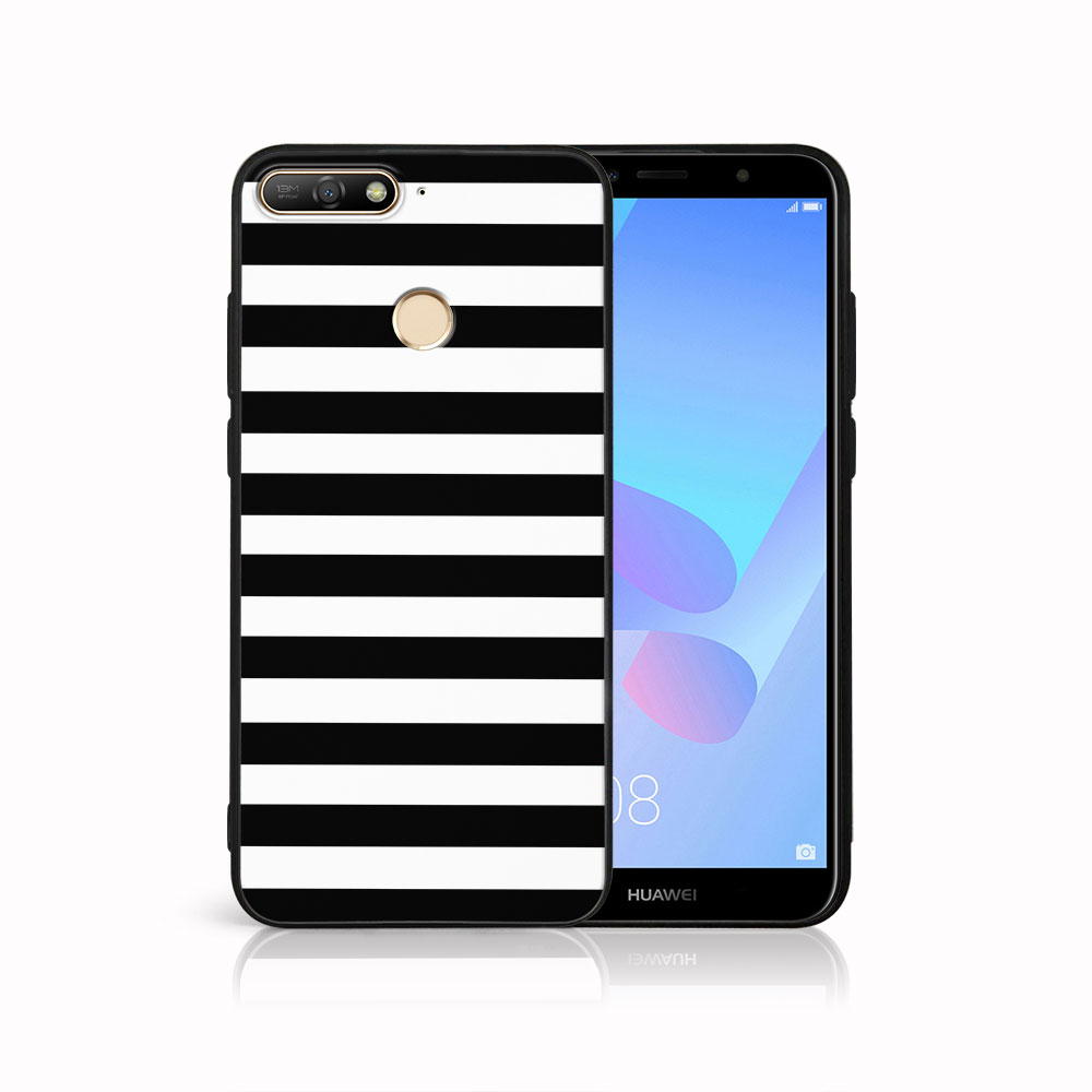 E-shop MY ART Ochranný kryt pre Huawei Y6 Prime 2018 LINES (169)