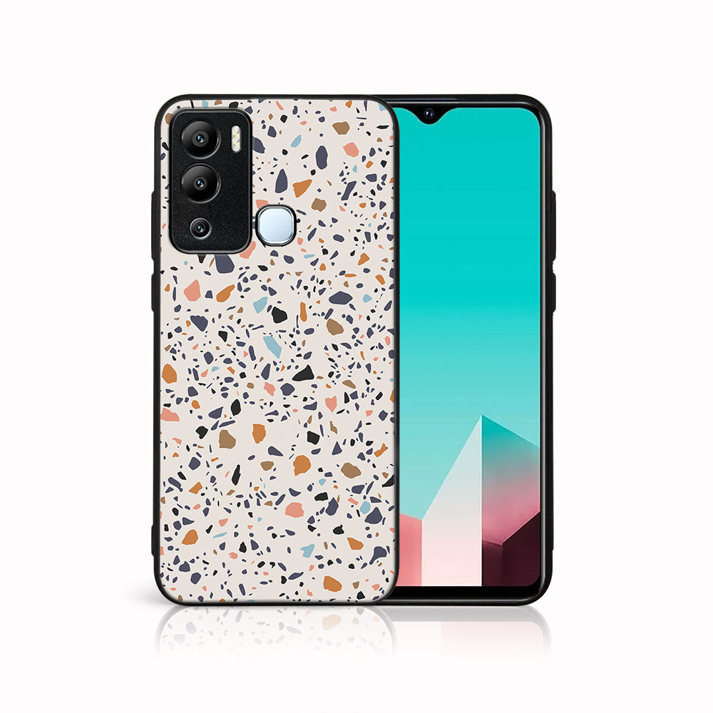 E-shop MY ART Ochranný kryt pre Infinix Hot 12i BEIGE TERRAZZO (162)