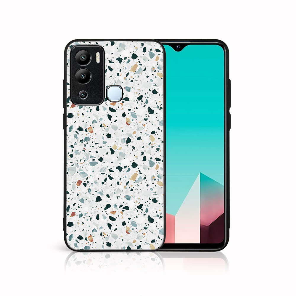 E-shop MY ART Ochranný kryt pre Infinix Hot 12i GREY TERRAZZO (163)
