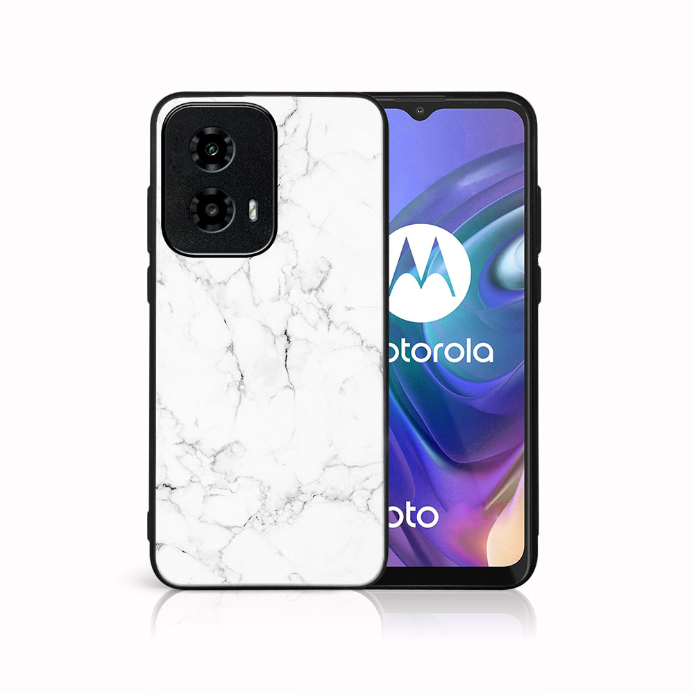E-shop MY ART Ochranný kryt pre Motorola Moto G04 / G24 / G24 Power WHITE MARBLE (144)