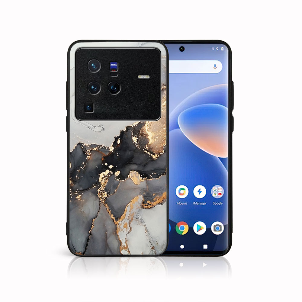 E-shop MY ART Ochranný obal Vivo X80 Pro -GREY MARBLE (140)