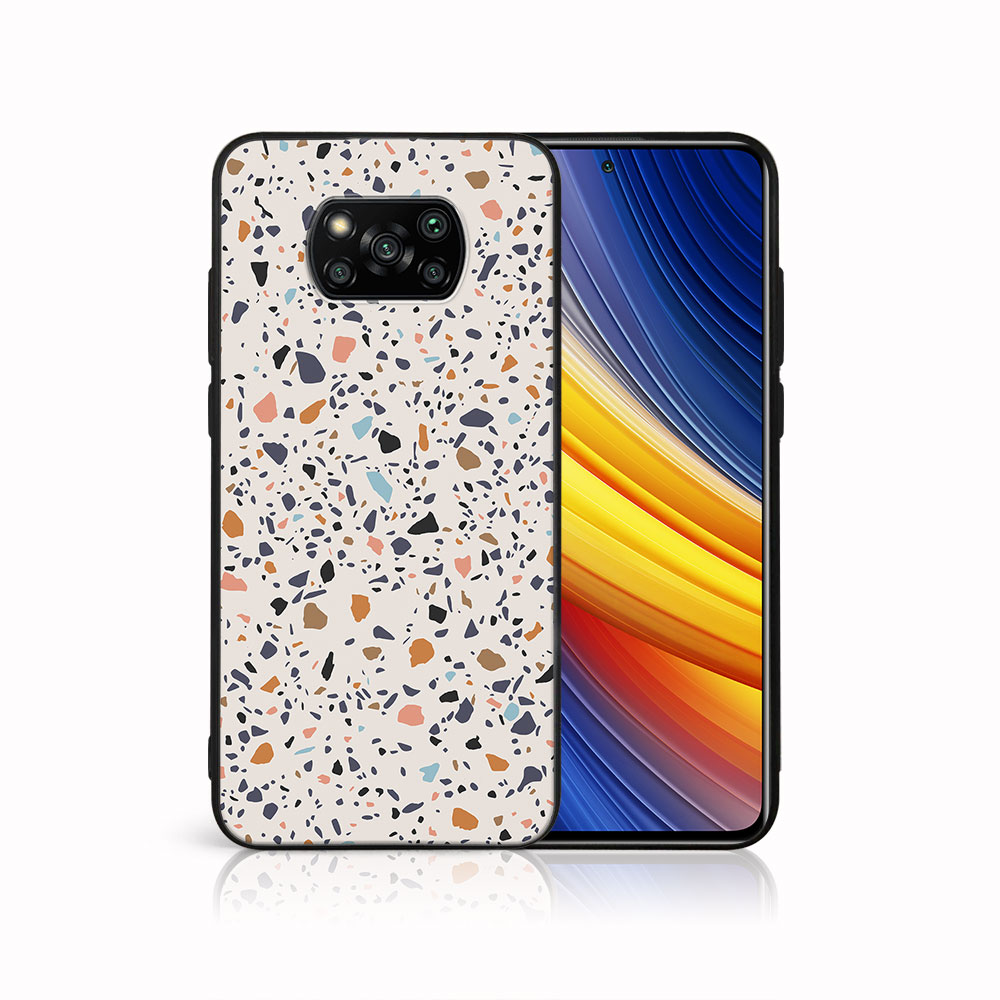 E-shop MY ART Ochranný kryt Xiaomi Poco X3 NFC / X3 Pro -BEIGE TERRAZZO (162)