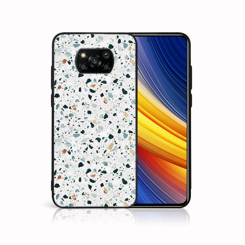 E-shop MY ART Ochranný kryt Xiaomi Poco X3 NFC / X3 Pro -GREY TERRAZZO (163)