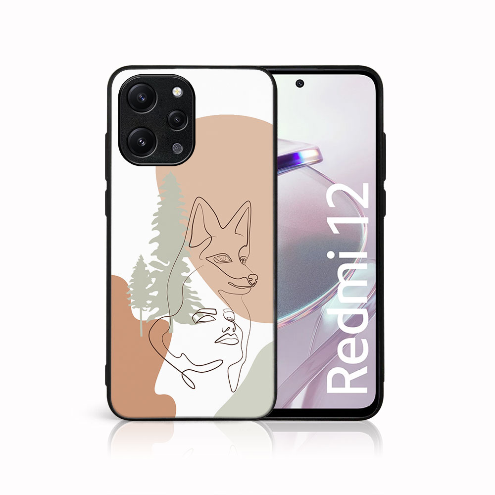 E-shop MY ART Ochranný kryt pre Xiaomi Redmi 12 FOX (191)
