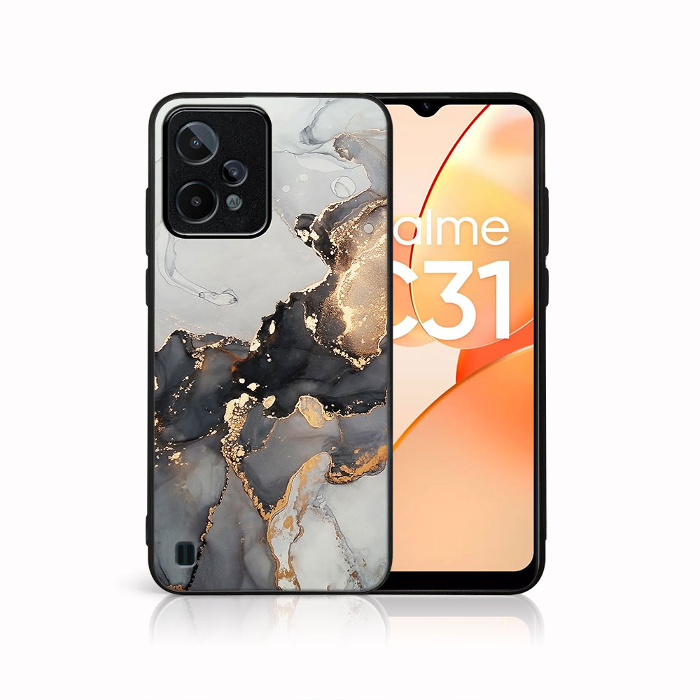 E-shop MY ART Ochranný kryt Realme C31 -GREY MARBLE (140)