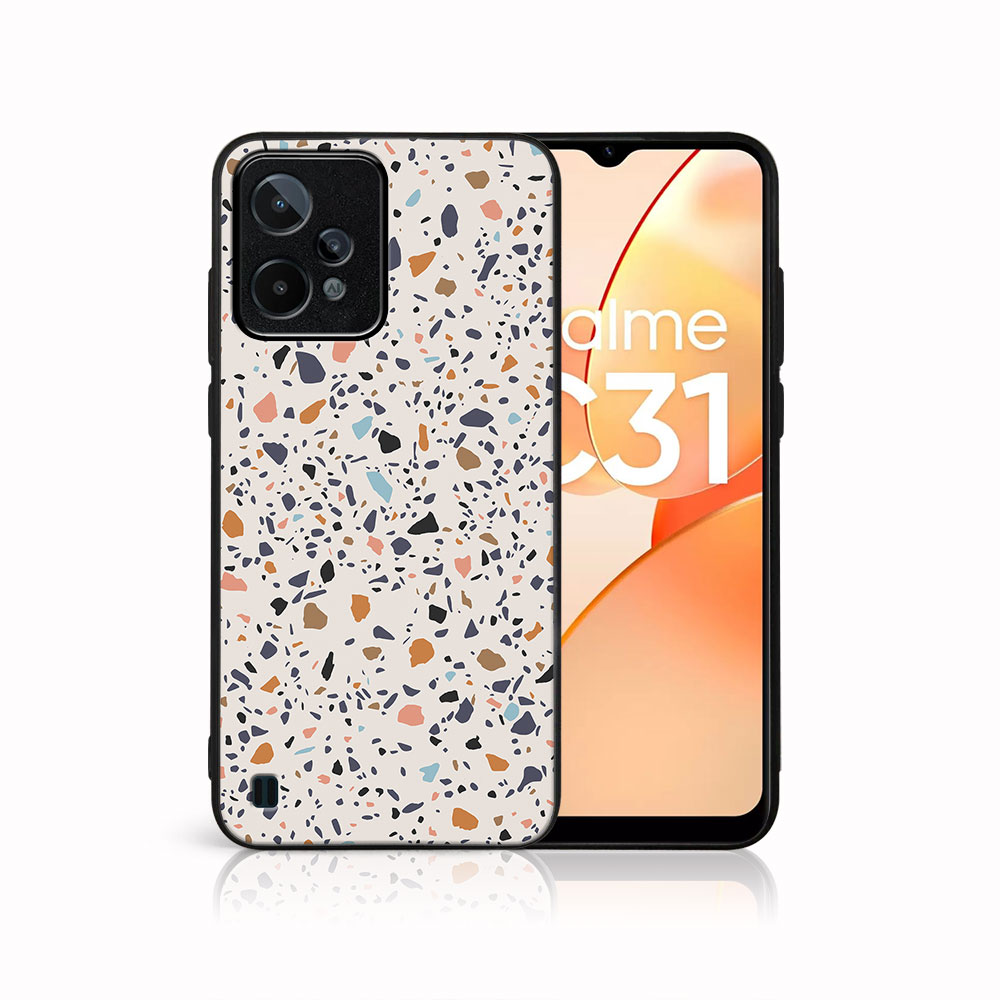 E-shop MY ART Ochranný kryt Realme C31 -BEIGE TERRAZZO (162)