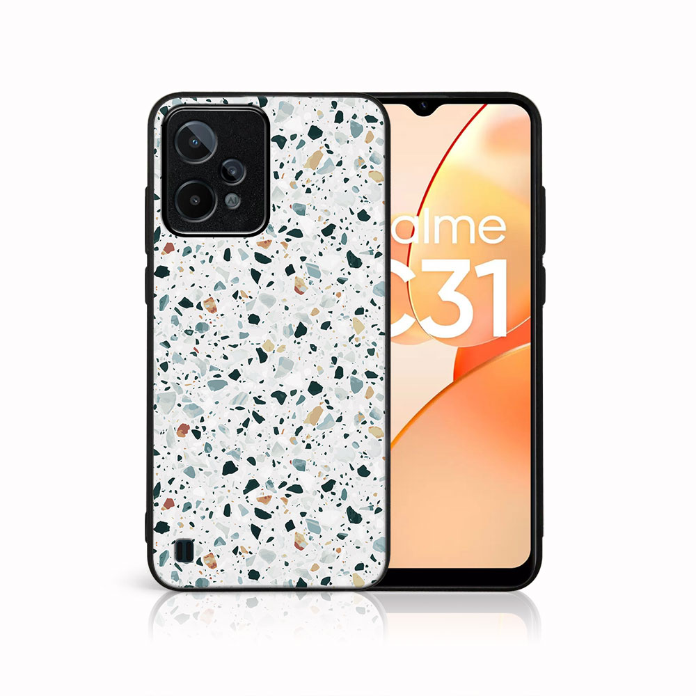 E-shop MY ART Ochranný kryt Realme C31 -GREY TERRAZZO (163)
