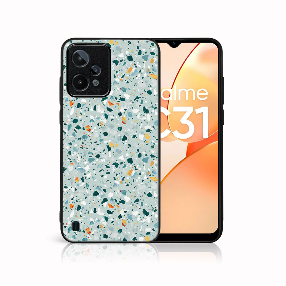E-shop MY ART Ochranný kryt Realme C31 -BLUE TERRAZZO (164)