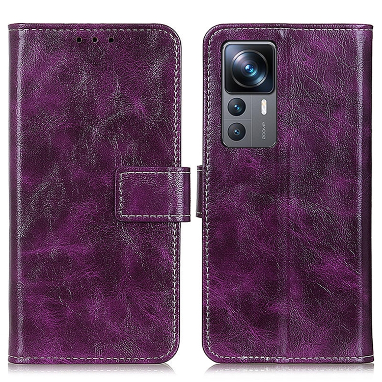 E-shop RETRO Peňaženkový obal Xiaomi 12T / 12T Pro fialový