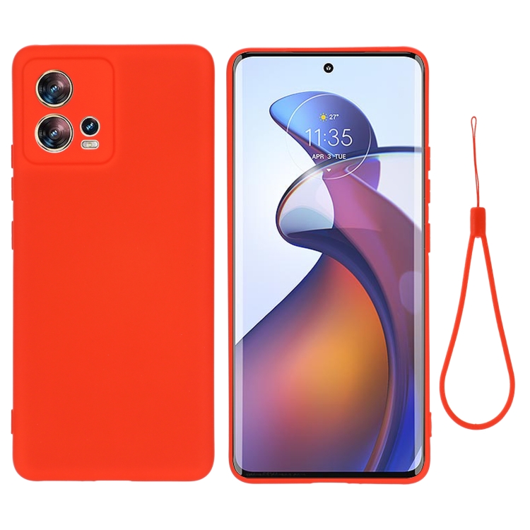E-shop RUBBER Ochranný kryt pre Motorola Edge 30 Fusion červený
