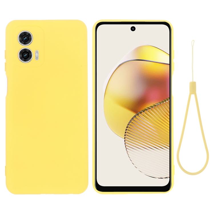 E-shop RUBBER Ochranný kryt pre Motorola Moto G73 5G žltý