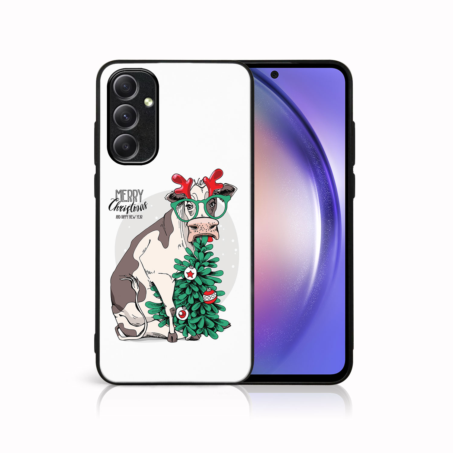E-shop MY ART Kryt s vianočným dizajnom Samsung Galaxy A54 5G MERRY CHRISTMAS (074)
