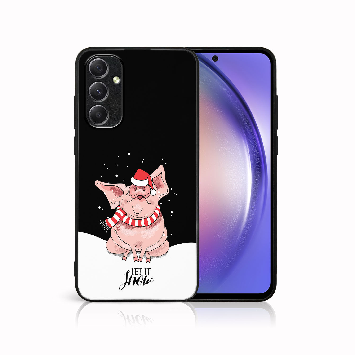 E-shop MY ART Kryt s vianočným dizajnom Samsung Galaxy A54 5G LET IT SNOW (075)